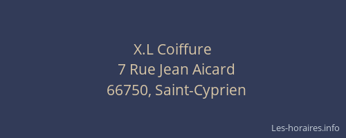 X.L Coiffure