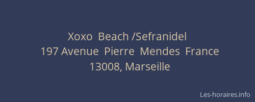 Xoxo  Beach /Sefranidel