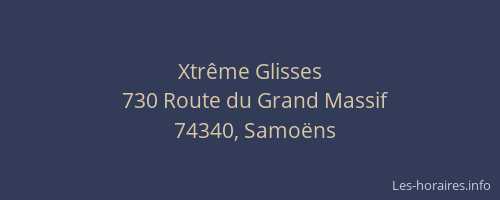 Xtr&ecirc;me Glisses
