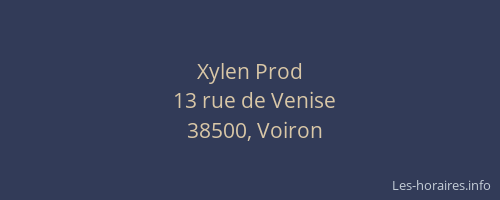 Xylen Prod