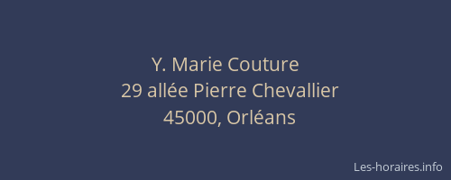 Y. Marie Couture
