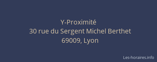 Y-Proximité
