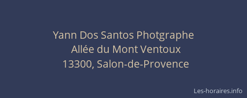 Yann Dos Santos Photgraphe