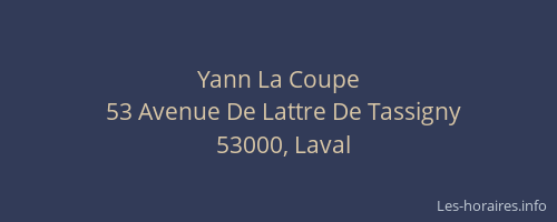 Yann La Coupe