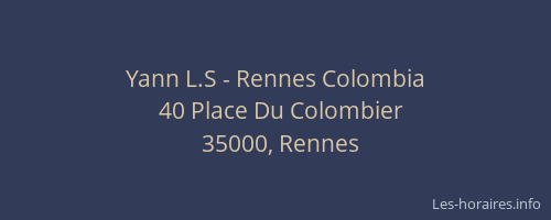 Yann L.S - Rennes Colombia