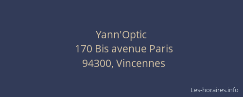 Yann'Optic