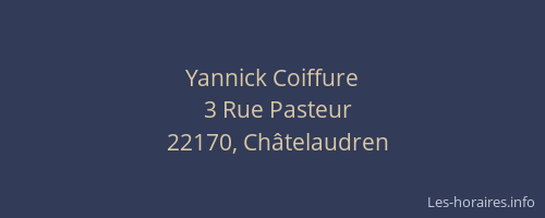 Yannick Coiffure