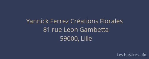 Yannick Ferrez Créations Florales