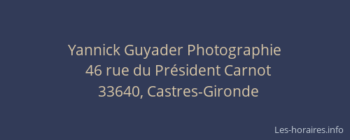 Yannick Guyader Photographie