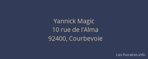 Yannick Magic