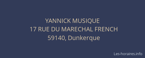 YANNICK MUSIQUE