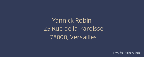 Yannick Robin