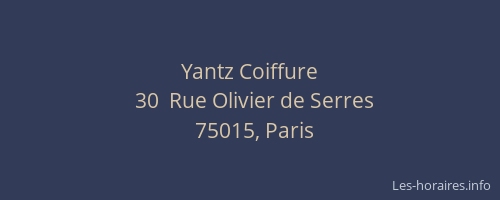 Yantz Coiffure