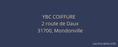 YBC COIFFURE