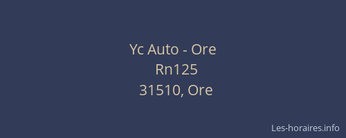 Yc Auto - Ore
