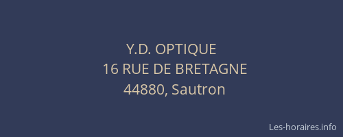 Y.D. OPTIQUE