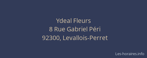 Ydeal Fleurs