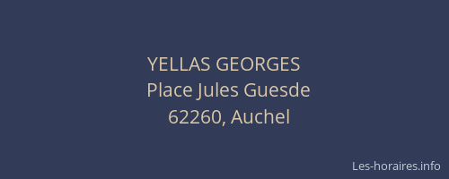 YELLAS GEORGES