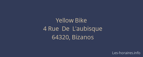 Yellow Bike