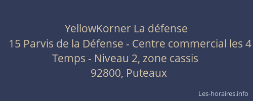YellowKorner La défense