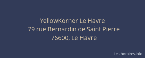 YellowKorner Le Havre