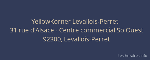 YellowKorner Levallois-Perret