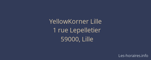 YellowKorner Lille