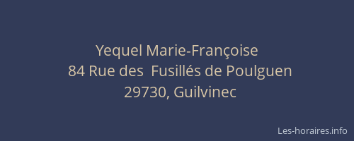 Yequel Marie-Françoise