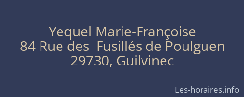 Yequel Marie-Françoise
