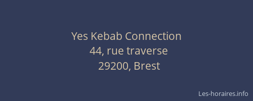 Yes Kebab Connection