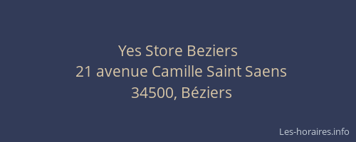 Yes Store Beziers