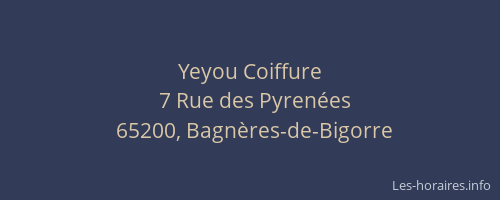 Yeyou Coiffure