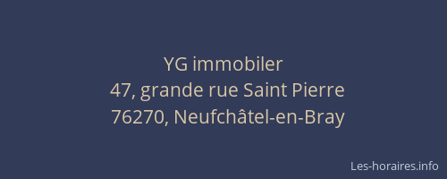 YG immobiler