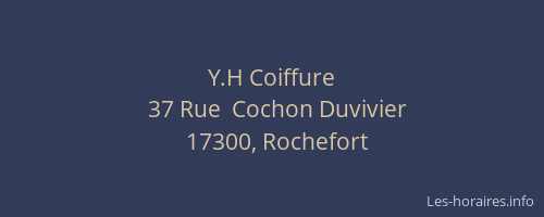 Y.H Coiffure