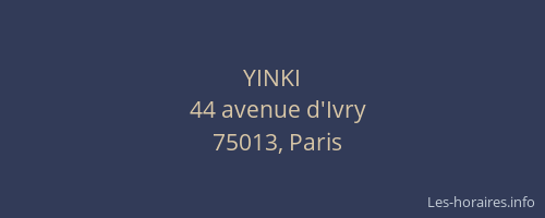 YINKI
