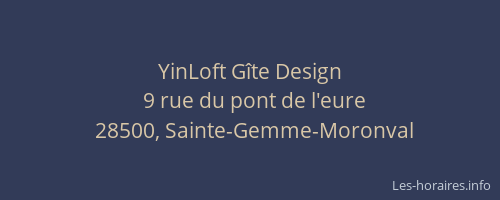 YinLoft G&icirc;te Design