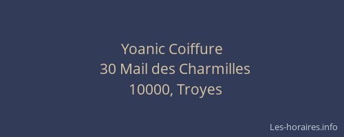 Yoanic Coiffure