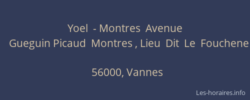 Yoel  - Montres  Avenue