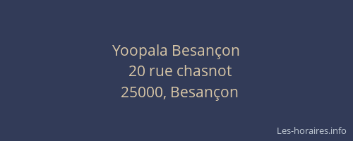 Yoopala Besançon
