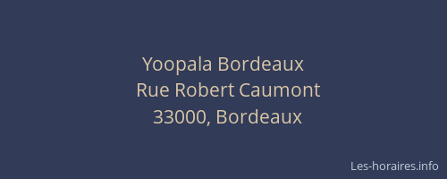 Yoopala Bordeaux