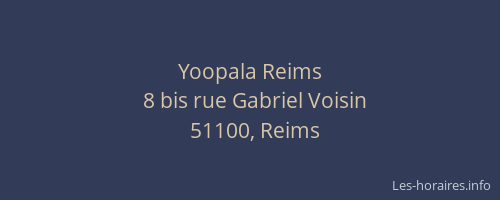 Yoopala Reims