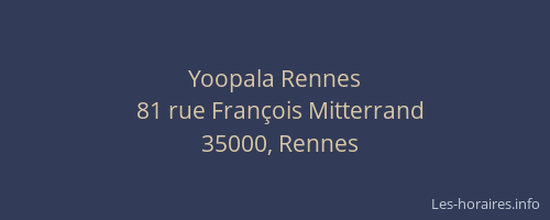 Yoopala Rennes