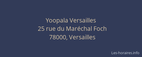 Yoopala Versailles