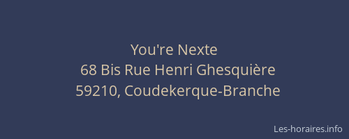 You're Nexte