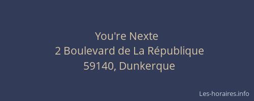 You're Nexte