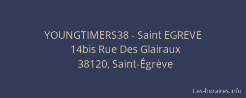 YOUNGTIMERS38 - Saint EGREVE