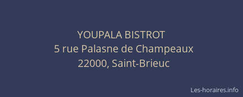 YOUPALA BISTROT