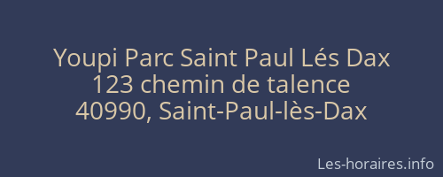 Youpi Parc Saint Paul Lés Dax