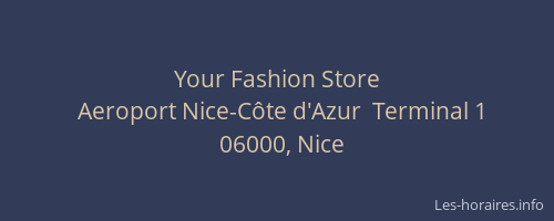 Your Fashion Store
