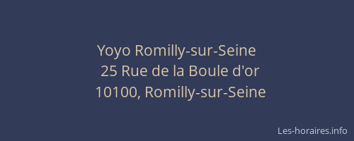 Yoyo Romilly-sur-Seine